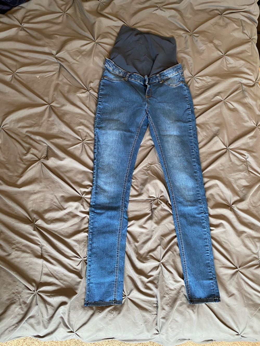 long tall sally Dark Blue Skinny Maternity Jeans